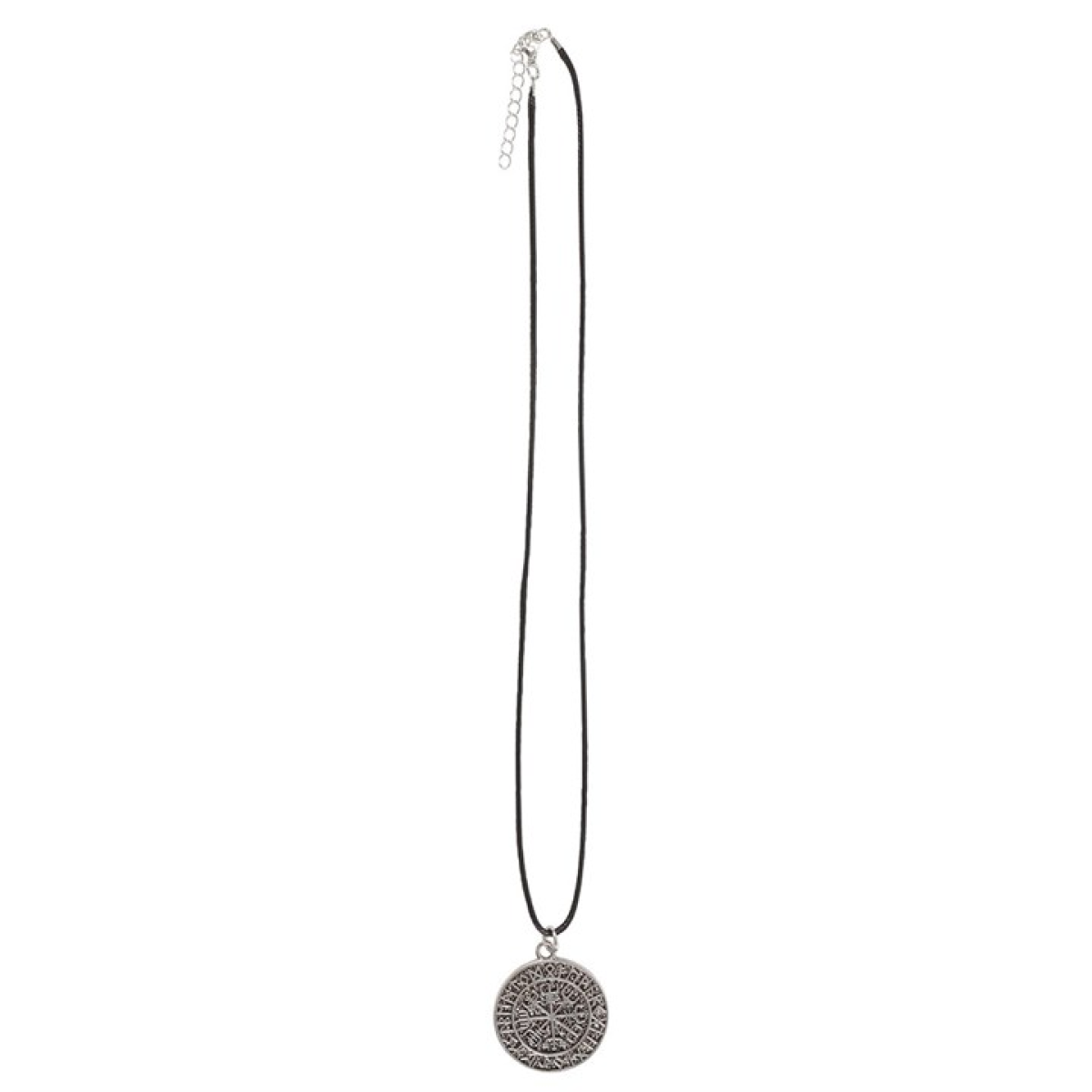 Vegvisir Viking Compass Cord Necklace
