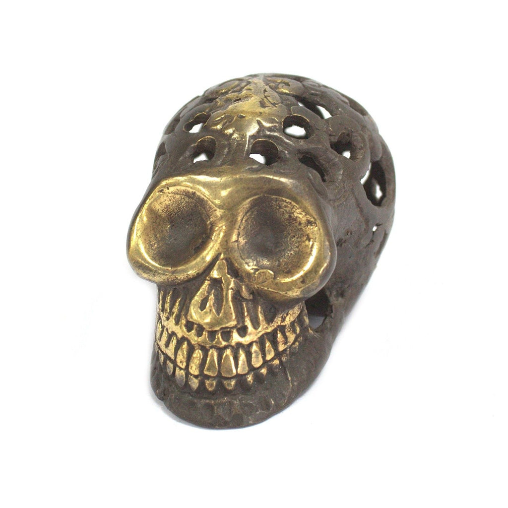Vintage Brass Skull - Small Fengshui Objects