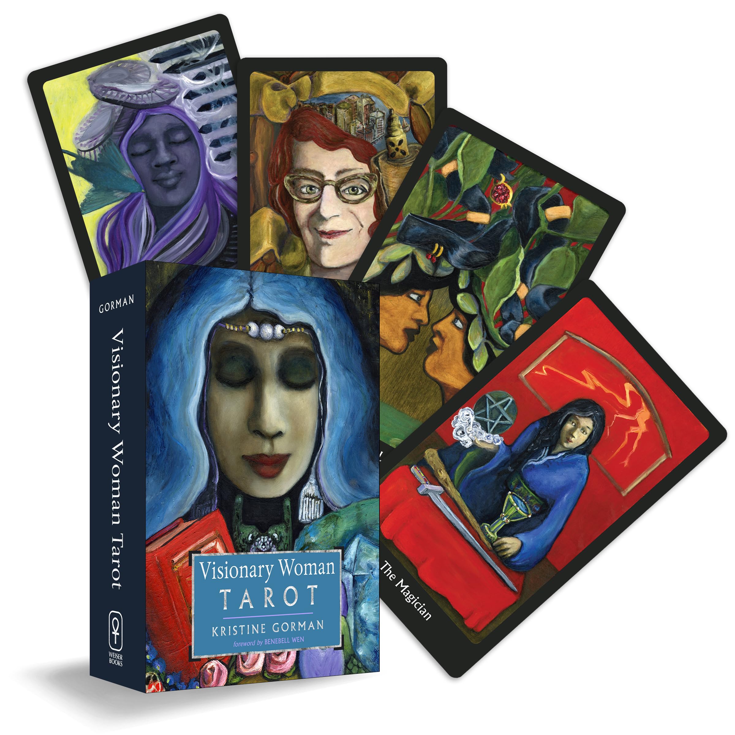 Visionary Woman Tarot : (78 Full-Color Cards and 160-Page Full-Color Guidebook)