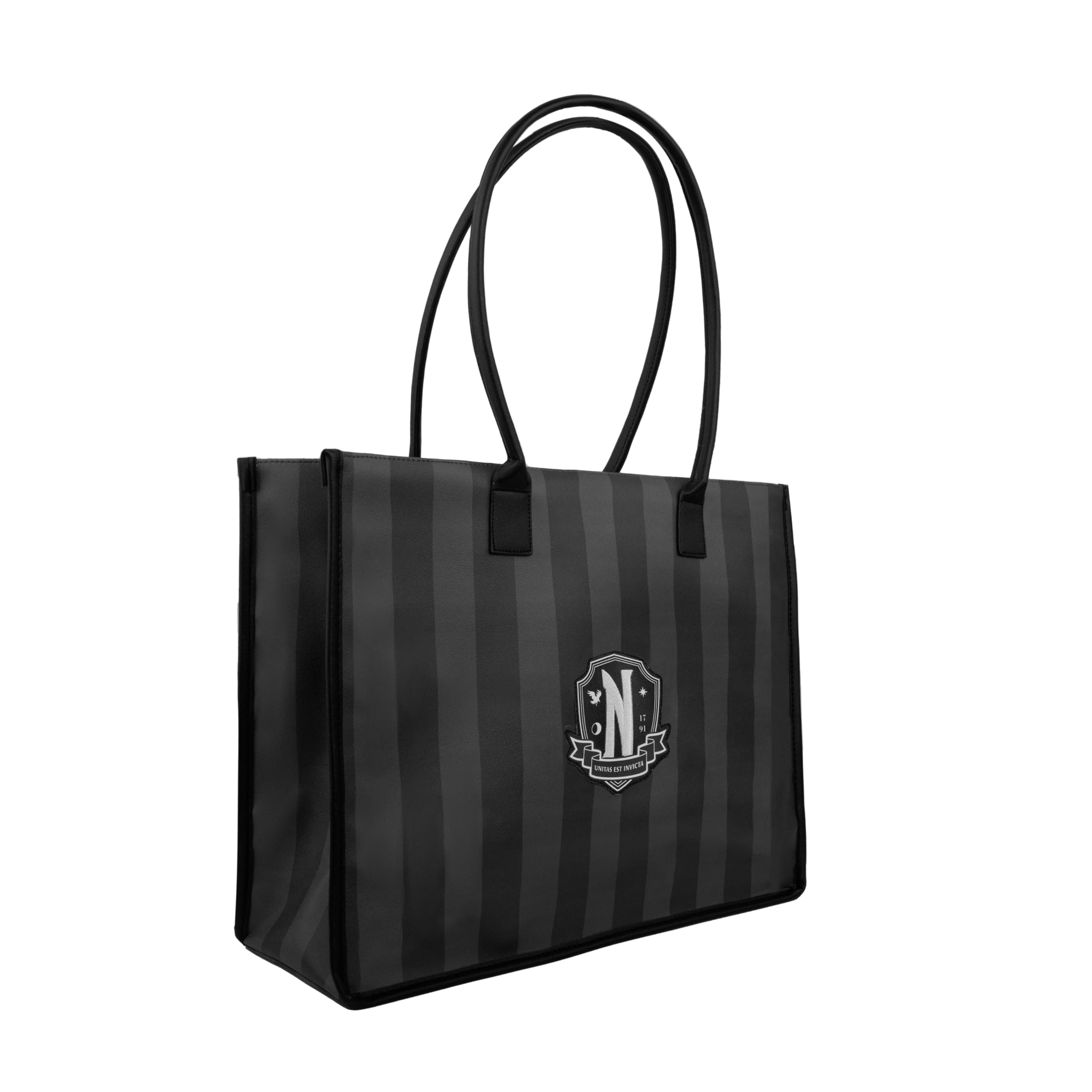 Wednesday Nevermore Academy Black Shopping Bag