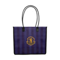Wednesday Nevermore Academy Purple Shopping Bag