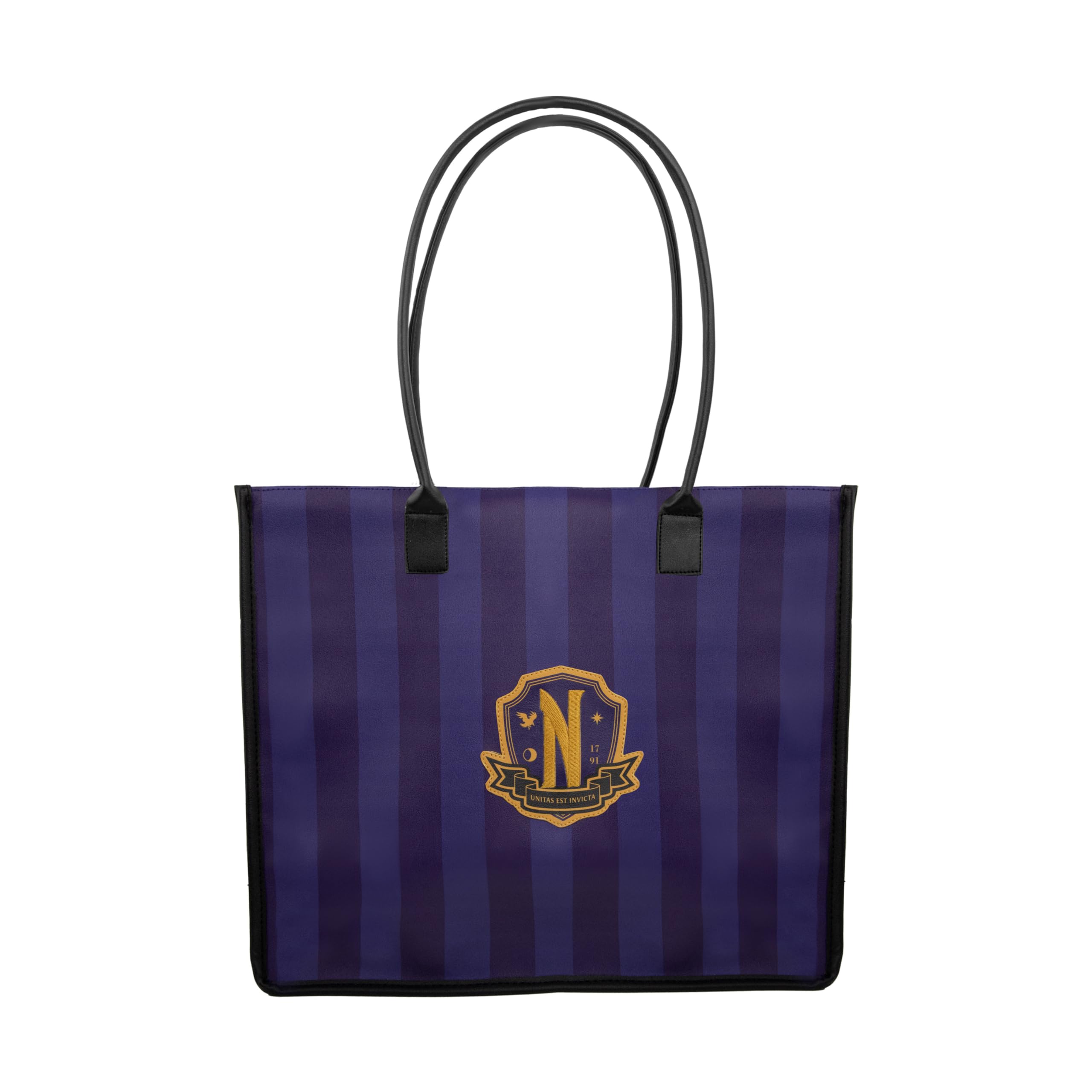 Wednesday Nevermore Academy Purple Shopping Bag
