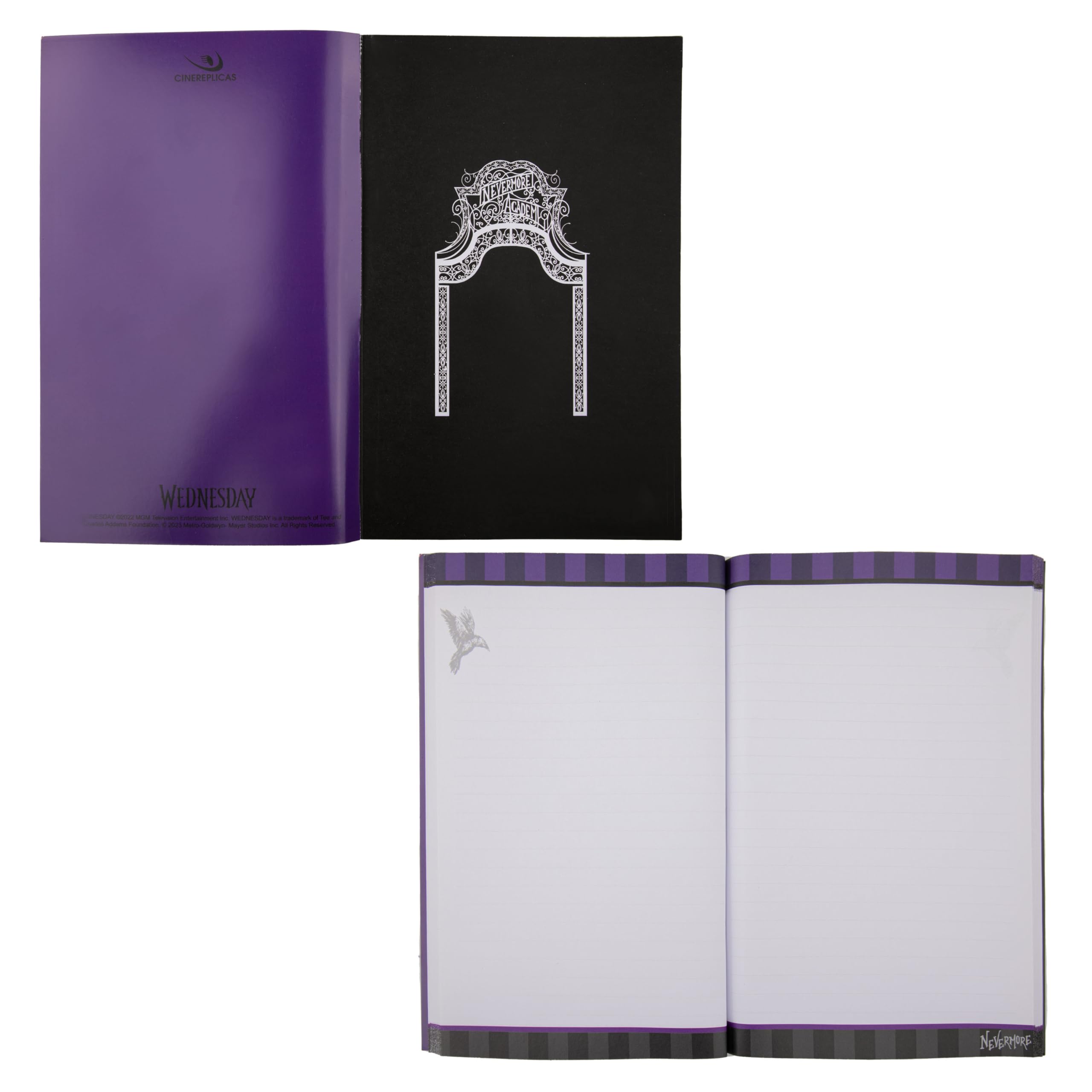 Wednesday Nevermore Academy Stationery Set