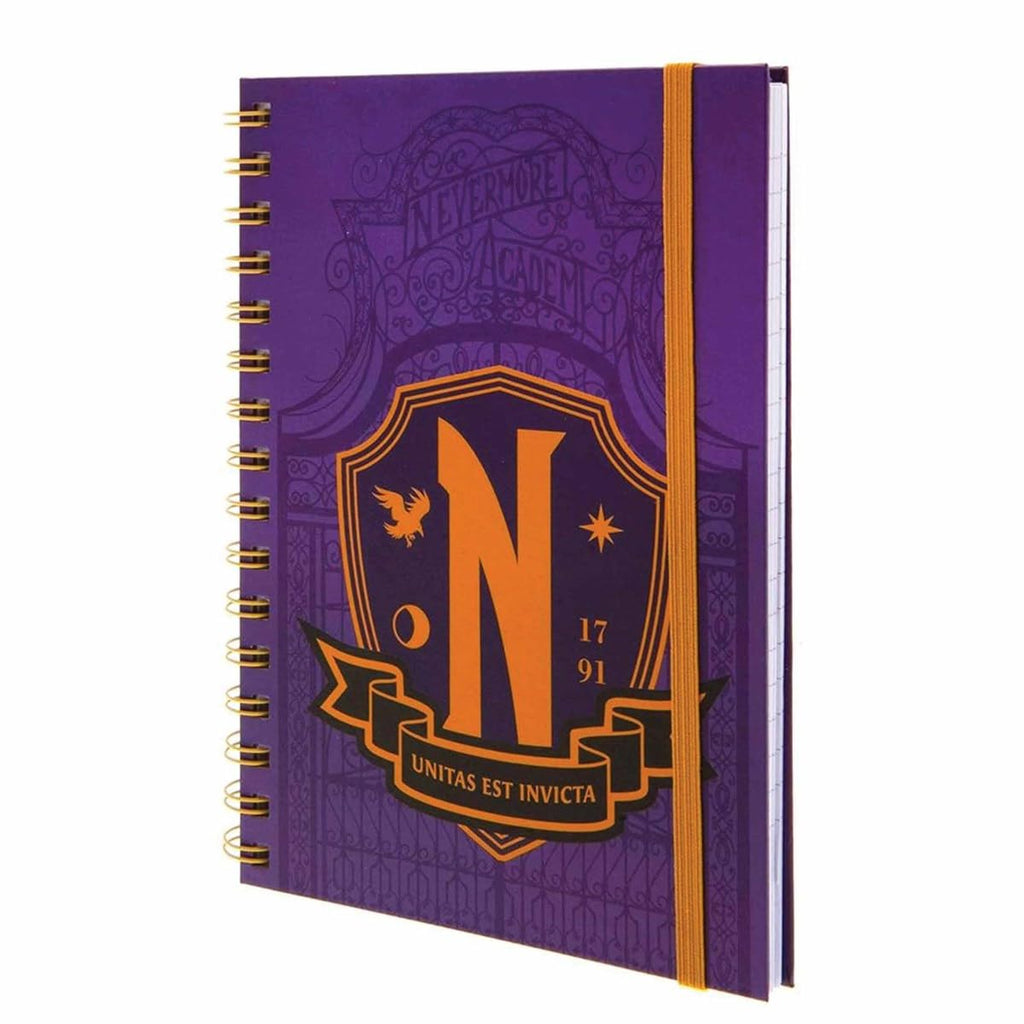 Wednesday (Nevermore Shield) A5 Wiro Notebook