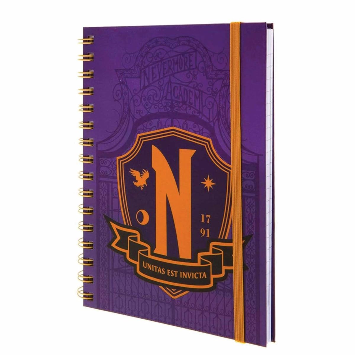 Wednesday (Nevermore Shield) A5 Wiro Notebook