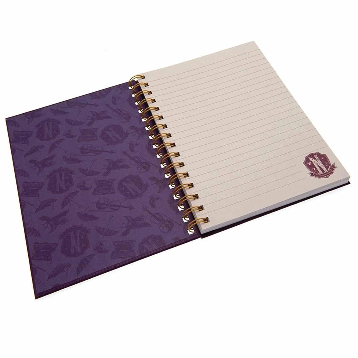 Wednesday (Nevermore Shield) A5 Wiro Notebook