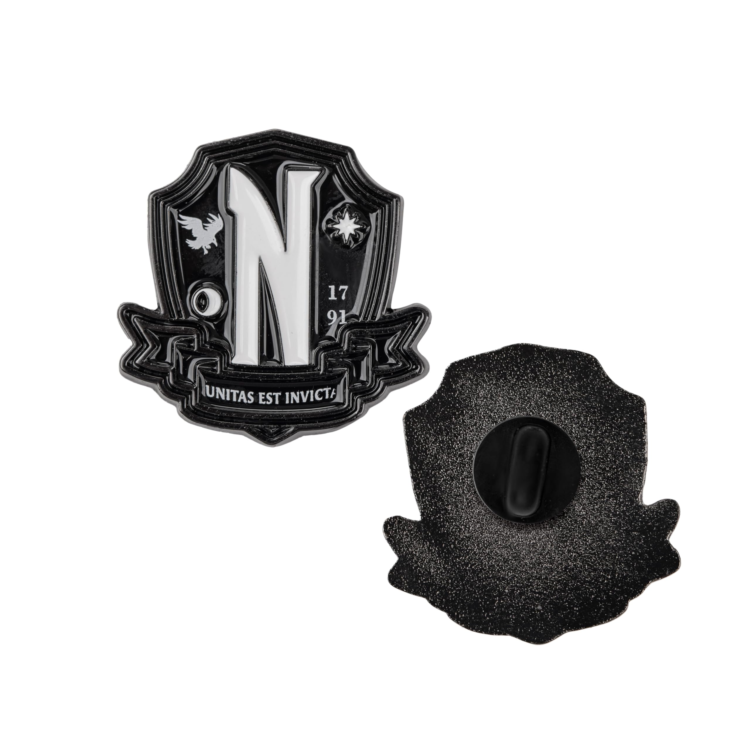 Wednesday Set Of 2 Pin Badge-Nevermore Academy