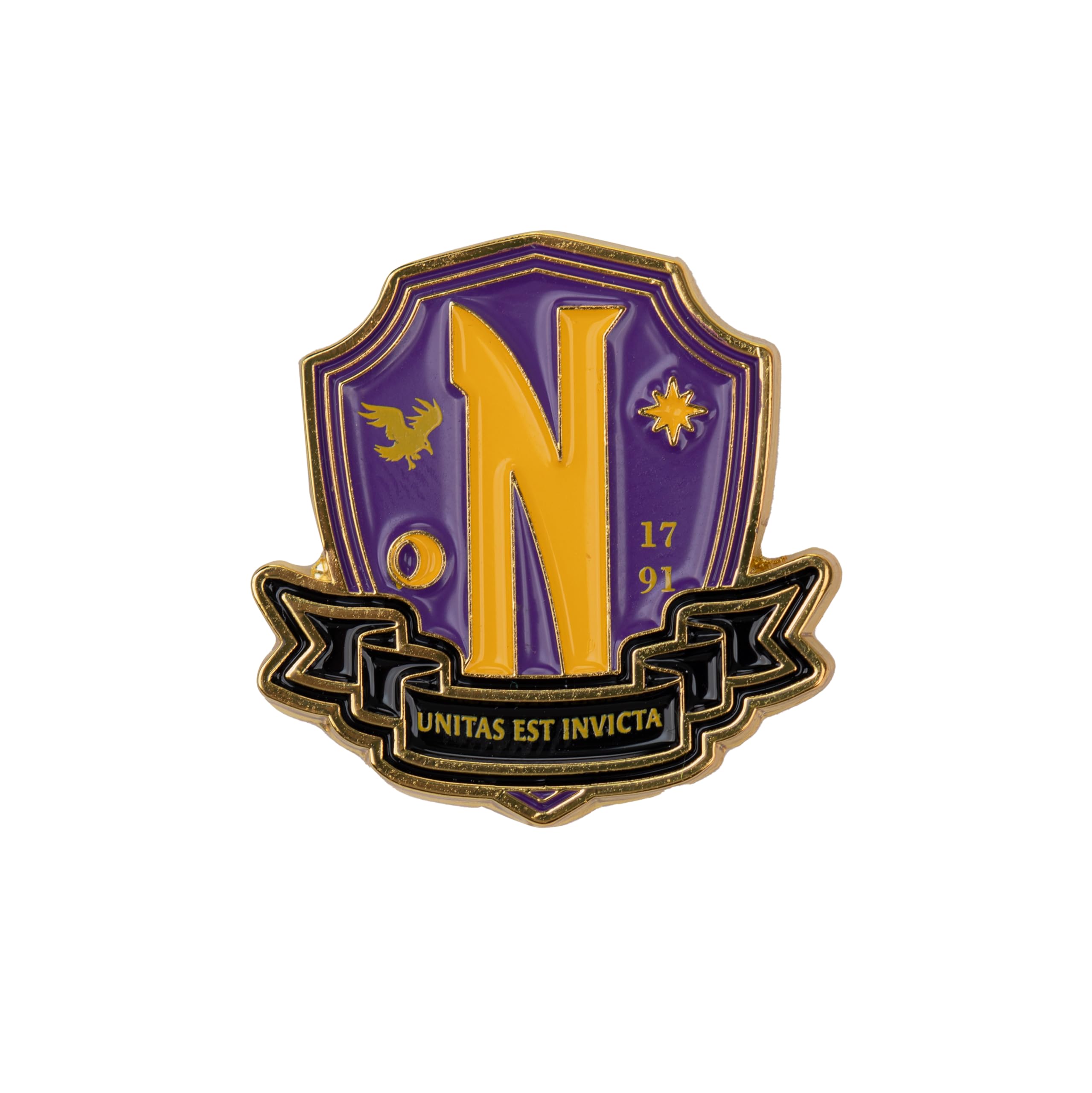 Wednesday Set Of 2 Pin Badge-Nevermore Academy