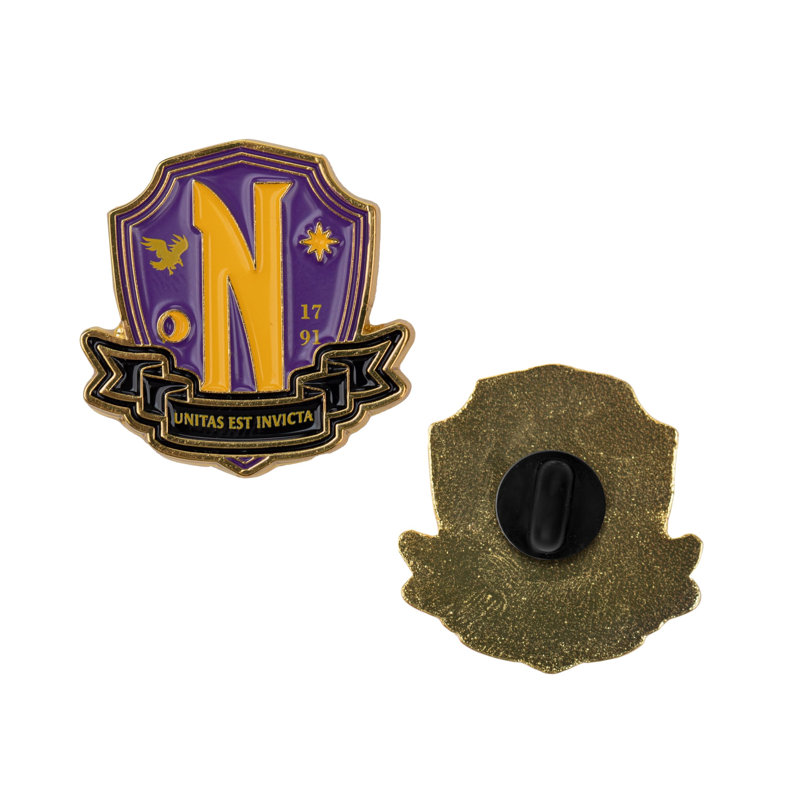Wednesday Set Of 2 Pin Badge-Nevermore Academy