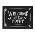 Welcome To Our Crypt Wall Plaque From Witch, Please!