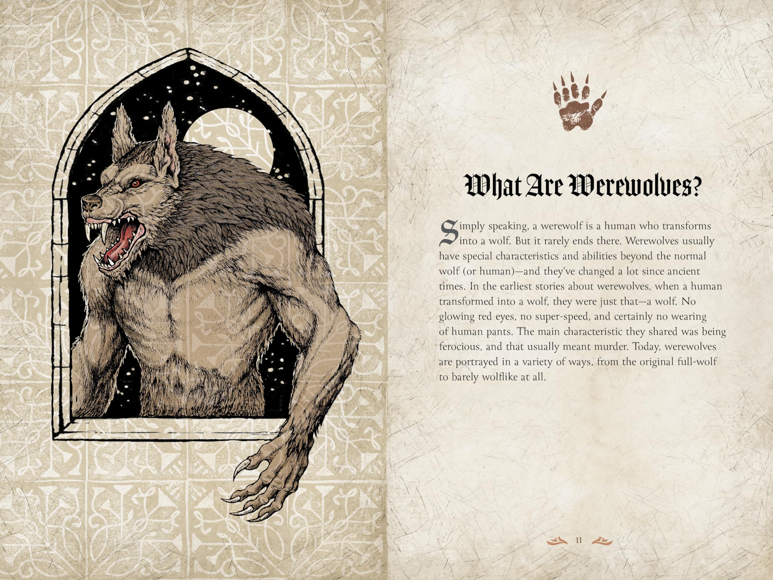 Werewolves : A Handbook of History & Lore of the Creatures of the Night