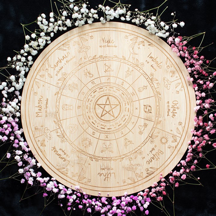 Wheel of the Year Serving Board