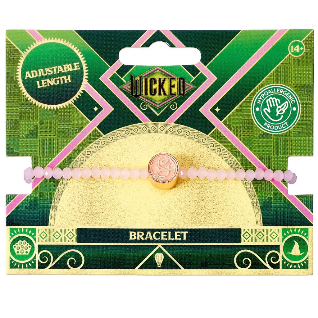 Wicked Glinda Rose Quartz Friendship Bracelet