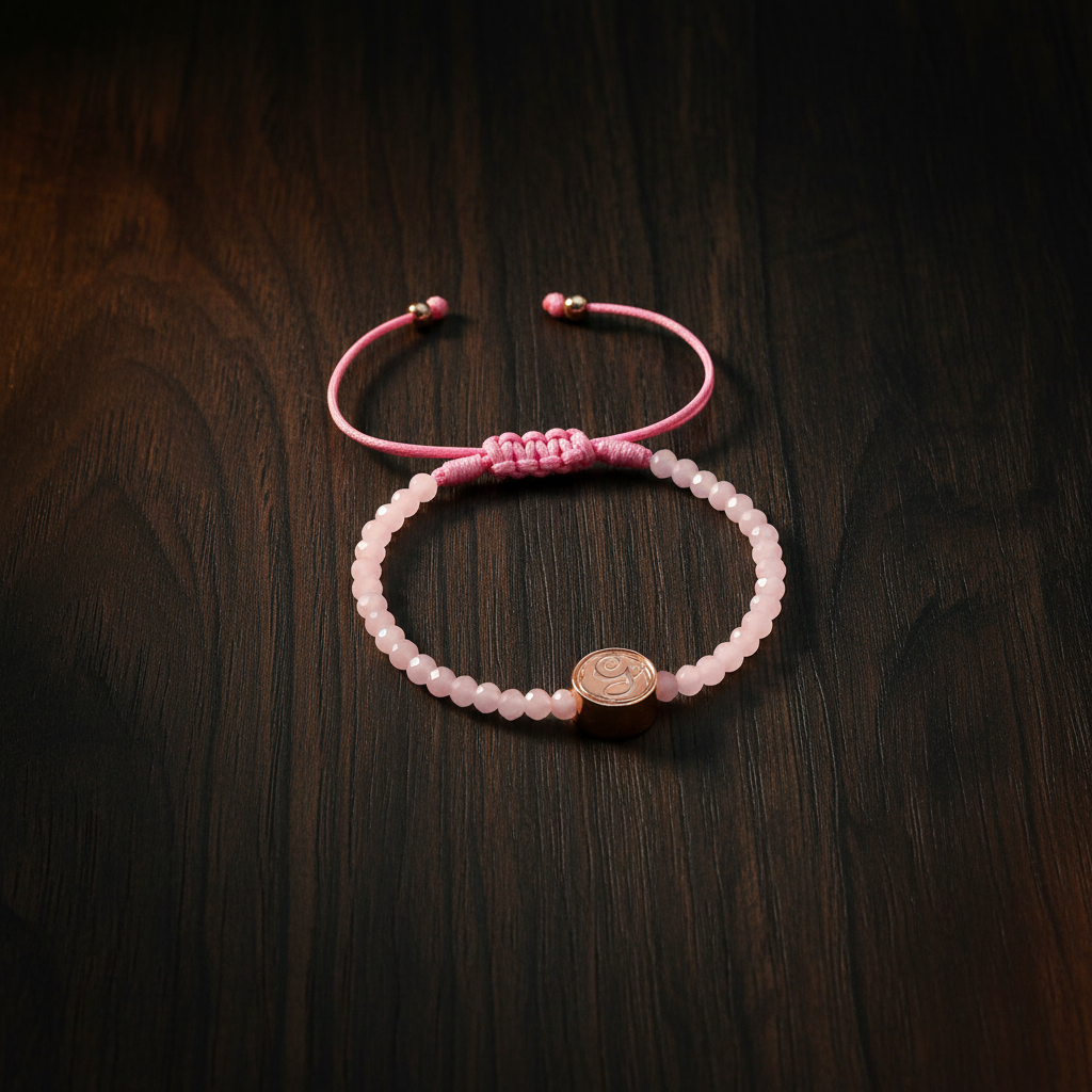 Wicked Glinda Rose Quartz Friendship Bracelet General merchandize