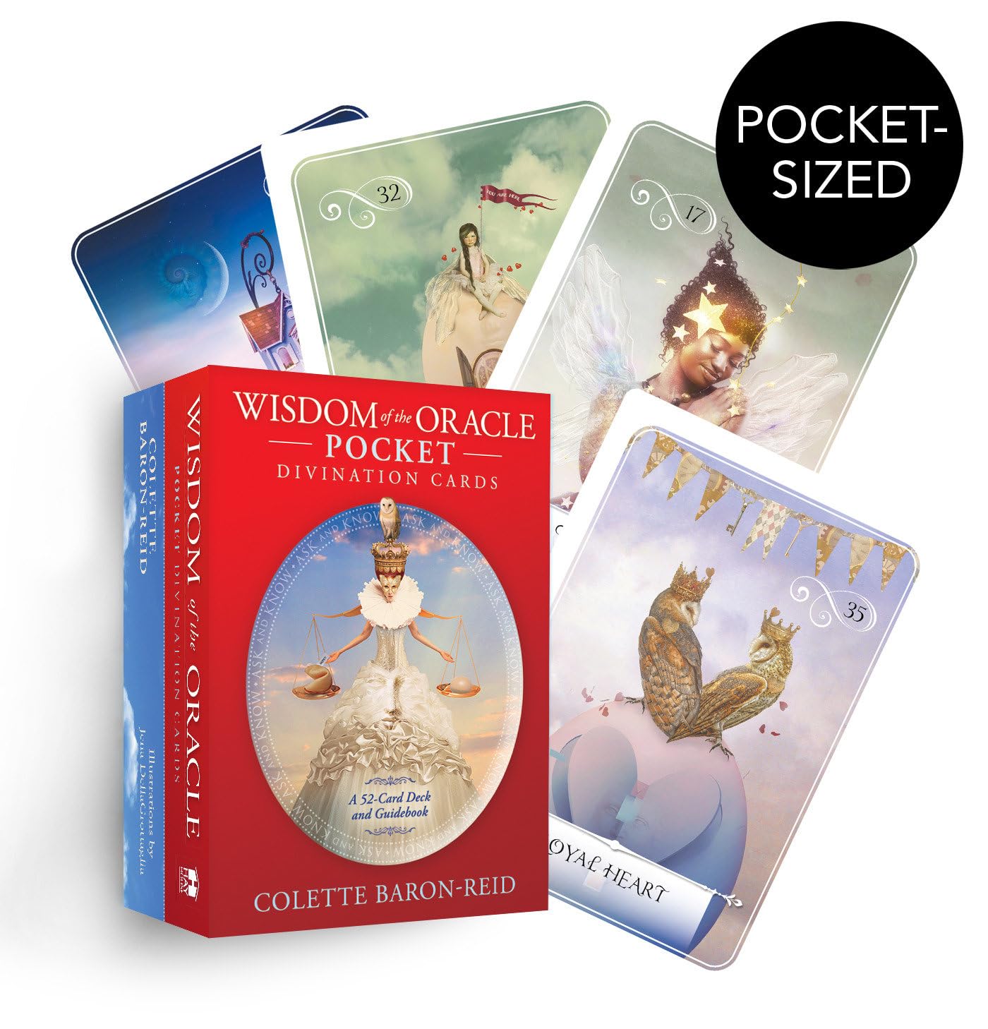 Wisdom of the Oracle Pocket Divination Cards : A 52-Card Oracle Deck for Love, Happiness, Spiritual Growth, and Living Your Purpose - Sold by Witch, Please!