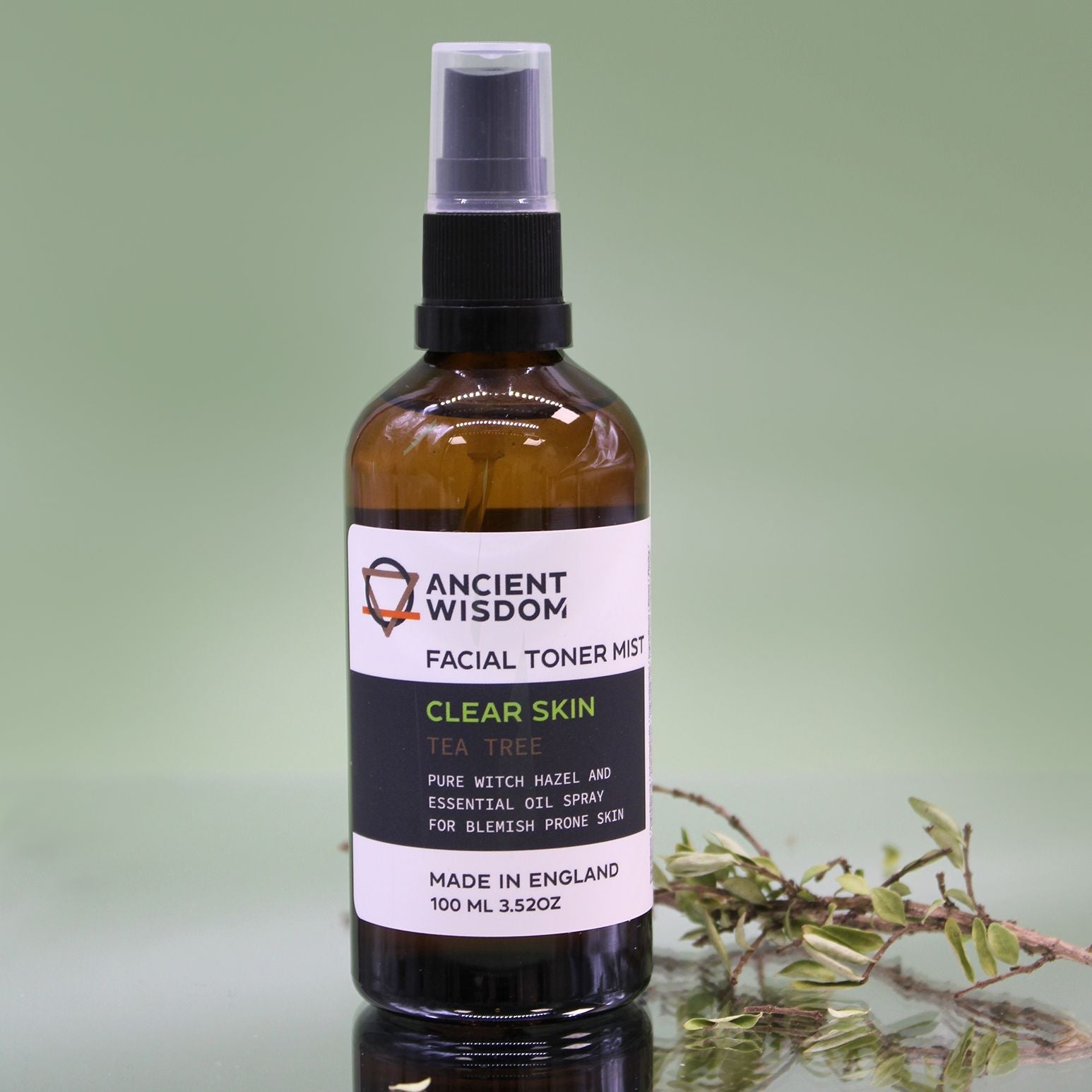 Witch Hazel with Tea Tree 100ml - Facial Toner Mist