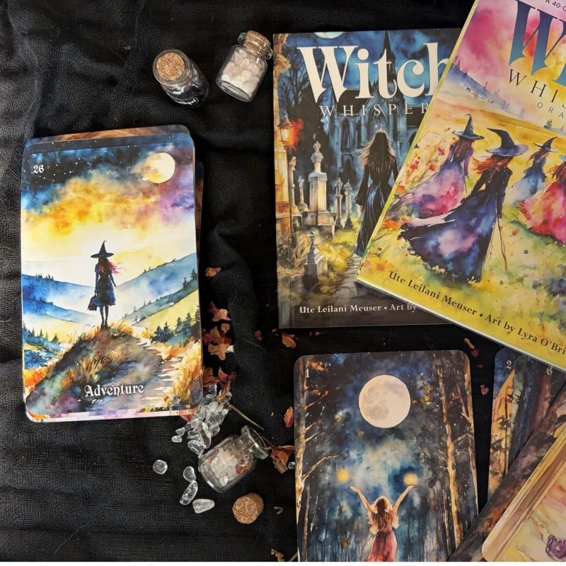Witch Whispers Oracle : A 40-Card Deck for the Modern Witch