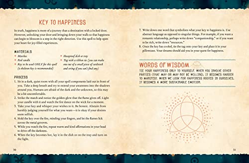 Witchcraft Kit: A Guide to Magic Spells and Potions - Includes: 25 Mystical Spell Cards 64-page Magical Guidebook Book