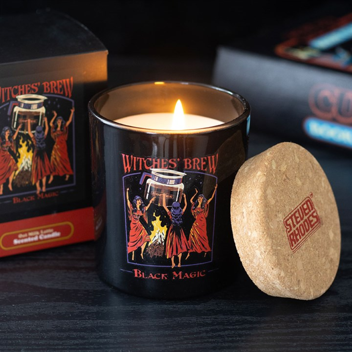 Witches’ Brew Oat Milk Latte Candle by Steven Rhodes