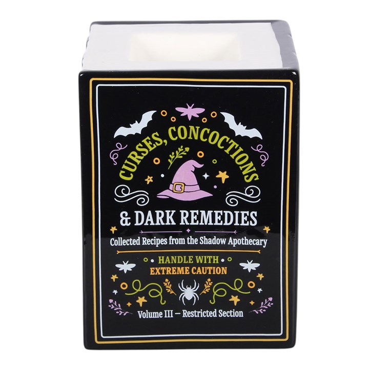 Witch’s Apothecary Book Shaped Oil Burner and Wax Warmer