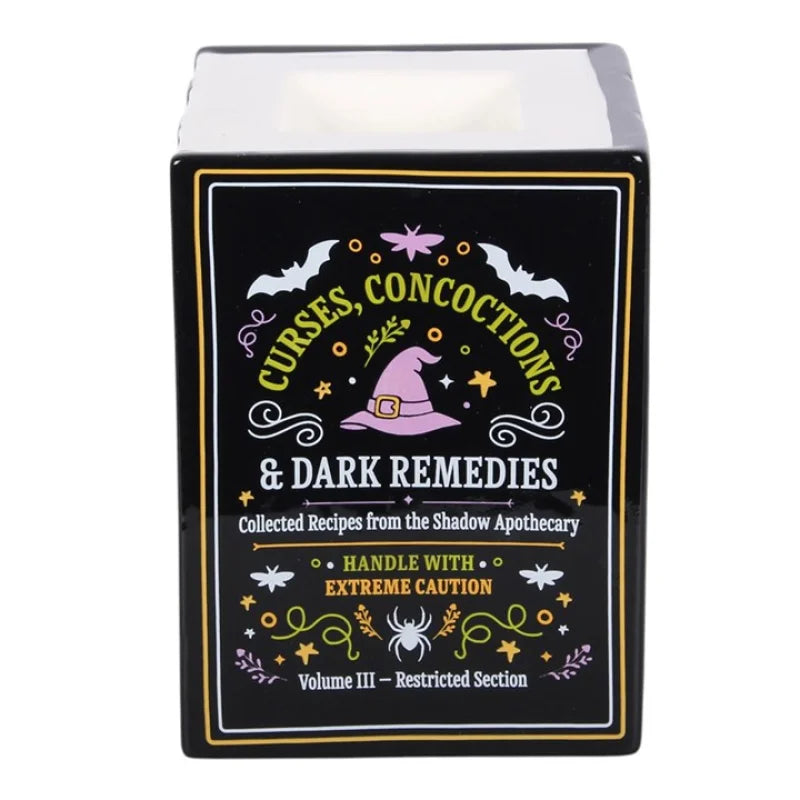 Witch’s Apothecary Book Shaped Oil Burner and Wax Warmer