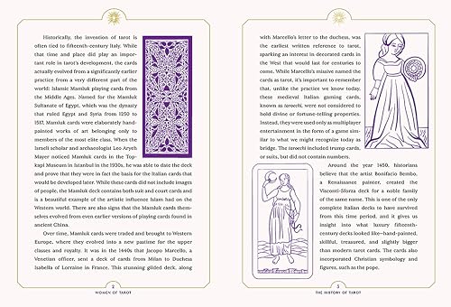 Women of Tarot: An Illustrated History Divinators Card Readers and Mystics Hardback Book