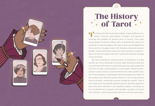 Women of Tarot: An Illustrated History Divinators Card Readers and Mystics Hardback Book