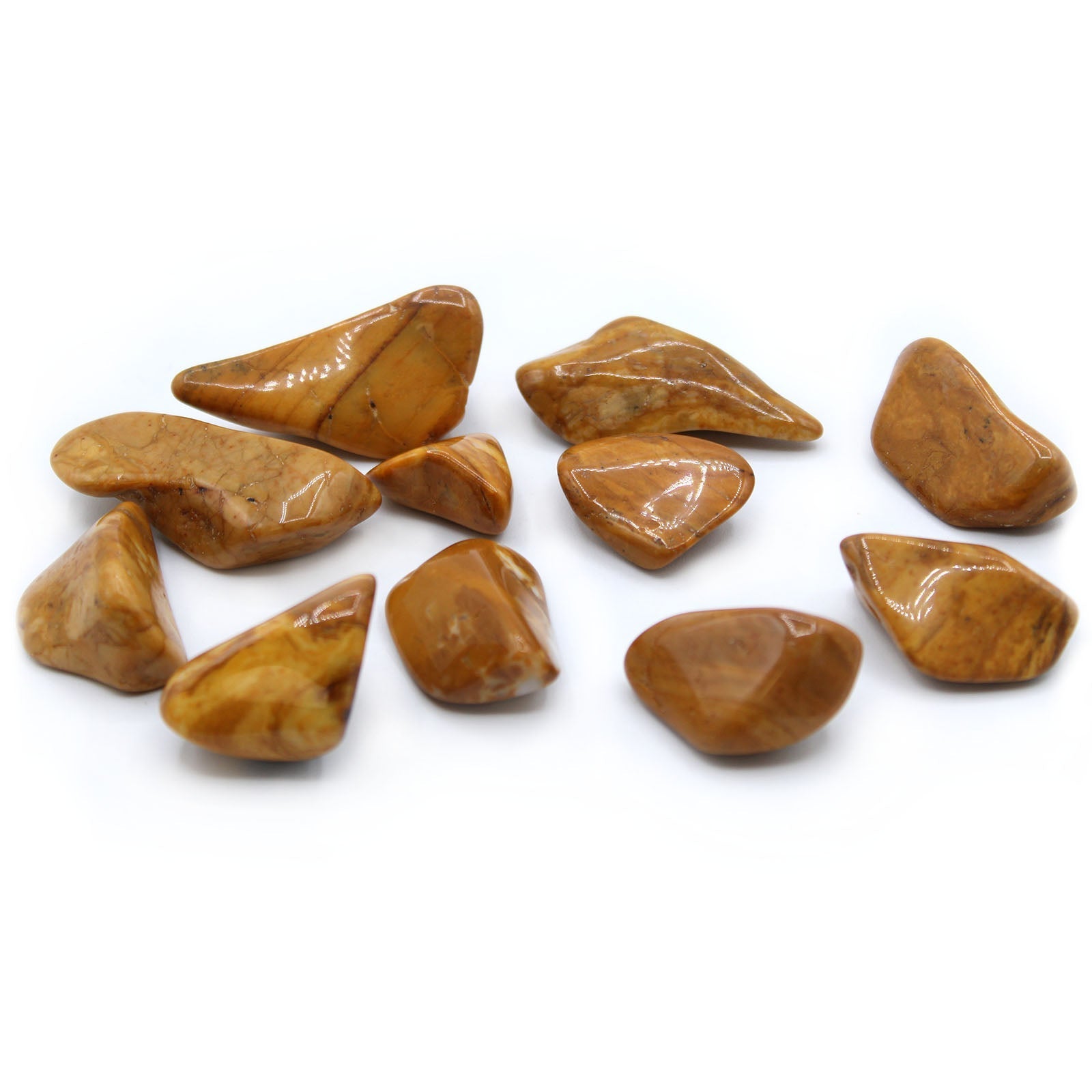 L Tumble Stones - Jasper - Yellow From Witch, Please!