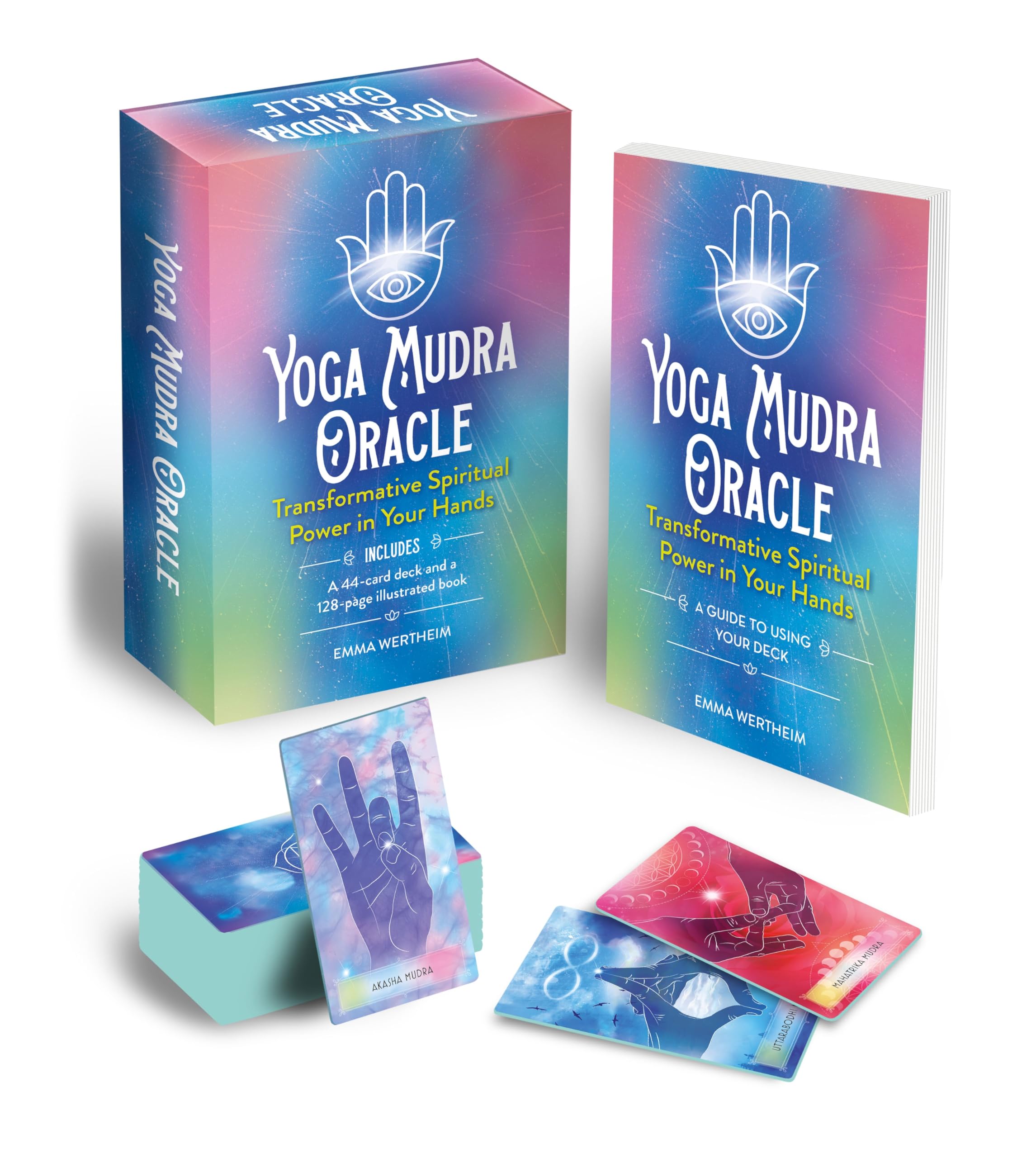 Yoga Mudra Oracle Book and Card Deck : Includes 44 cards and a 128-page book - Sold by Witch, Please!
