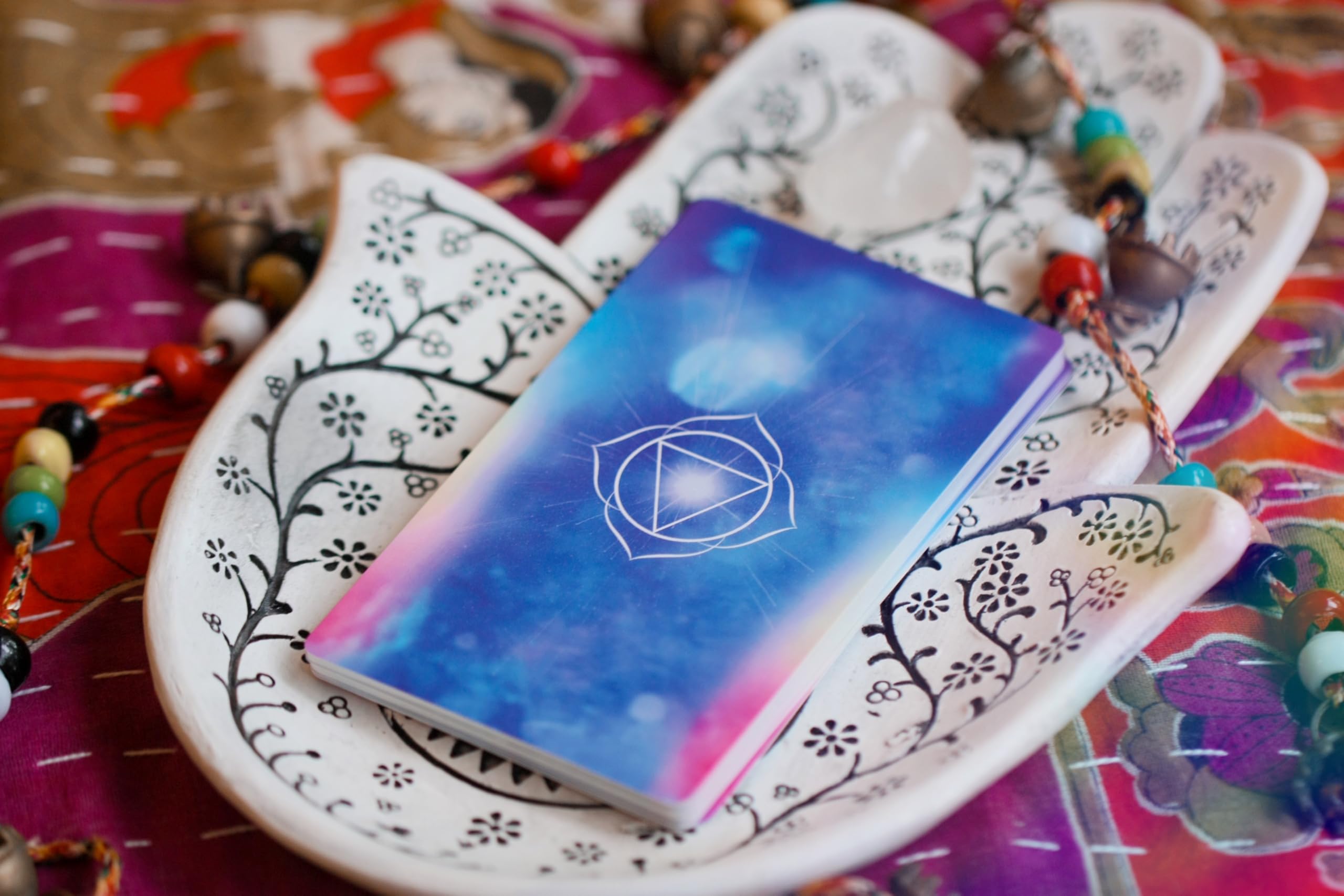 Yoga Mudra Oracle Book and Card Deck : Includes 44 cards and a 128-page book - Sold by Witch, Please!