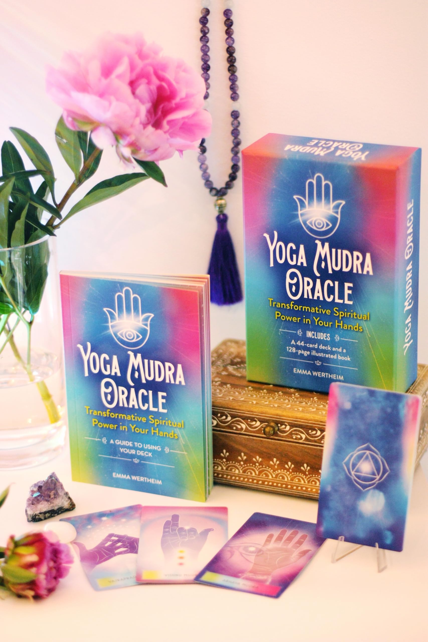 Yoga Mudra Oracle Book and Card Deck : Includes 44 cards and a 128-page book - Sold by Witch, Please!