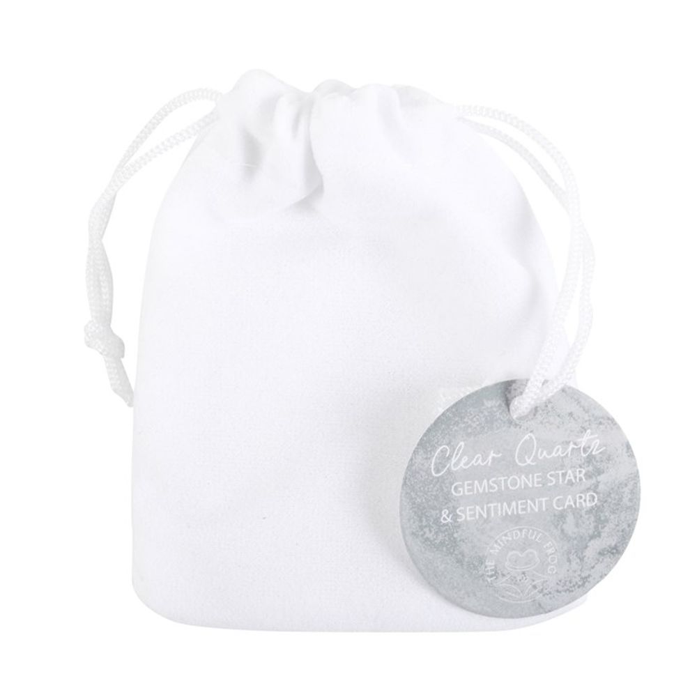 You're a Star Lucky Clear Quartz Crystal Star in a Bag From Witch, Please!