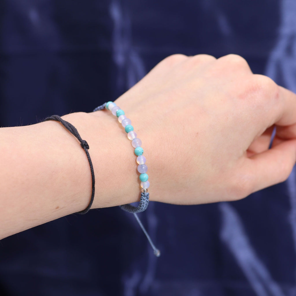 Zodiac Crystal Candle with Gemstone Bracelet - Pisces Candles
