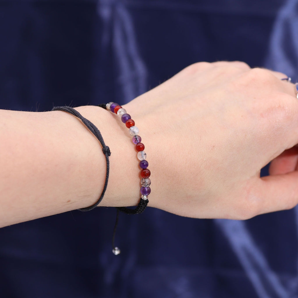 Zodiac Crystal Candle with Gemstone Bracelet - Virgo Candles