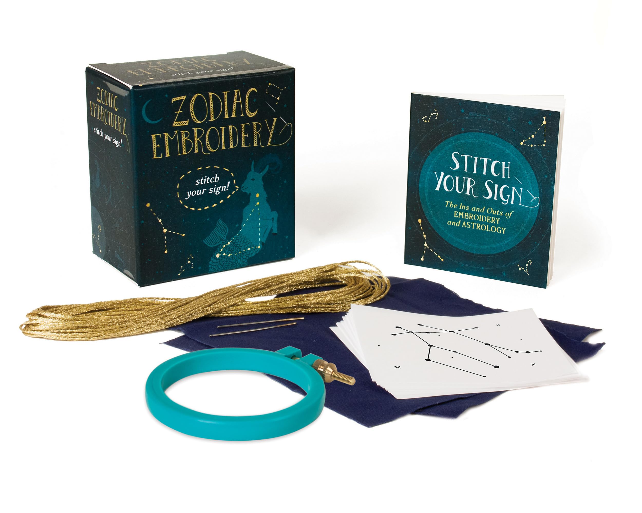 Zodiac Embroidery: Stitch Your Sign - Sold by Witch, Please!