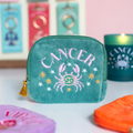 Zodiac Zest Cancer Velvet Pouch